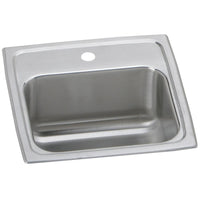 Elkay Celebrity Stainless Steel 15" x 15" x 6-1/8", 1-Hole Single Bowl Drop-in Bar Sink BCR151
