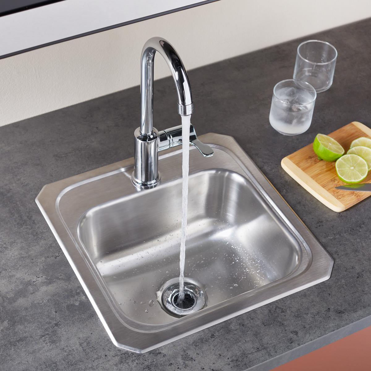 Elkay Drain Fitting 2" Nickel Plated Brass Body with Deep Stainless Steel Strainer Basket LK36