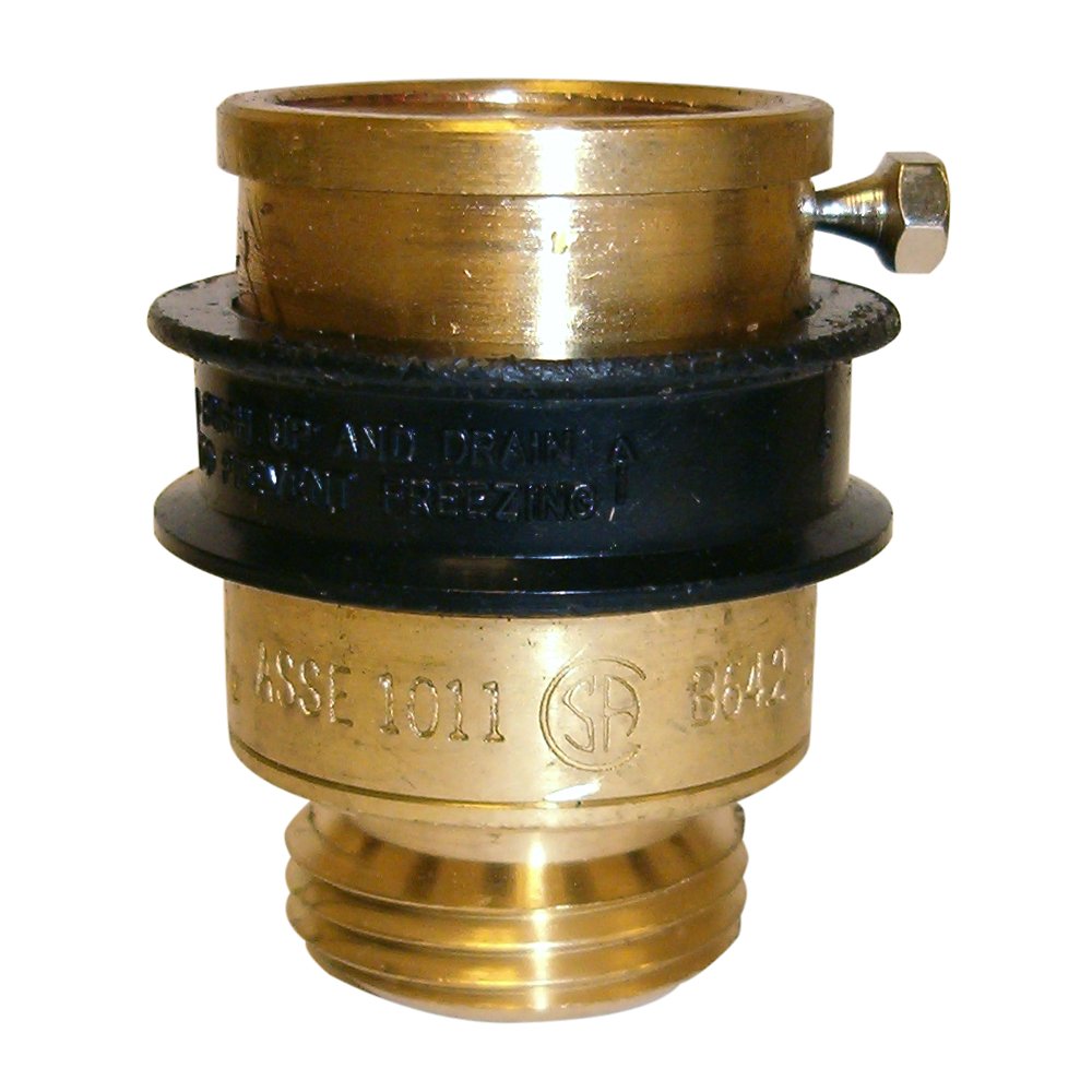 Zurn BFP-8F Hose Connection Vacuum Breaker with Vent, Brass, FNPT