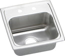 Elkay 18 Gauge Stainless Steel 15" x 15" x 7.125" Single Bowl Top Mount Bar/Prep Sink BLRQ15162