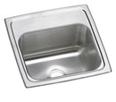 Elkay 20 Gauge Stainless Steel 15" x 15" x 6.125" Single Bowl Drop-in Bar/Prep Sink BPSR15MR2