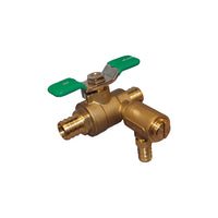 Zurn 34-BVECXLC-125CF 3/4" Lead-Free Ball Valve - Bronze, Full Port with Integral Thermal Expansion Control Valve