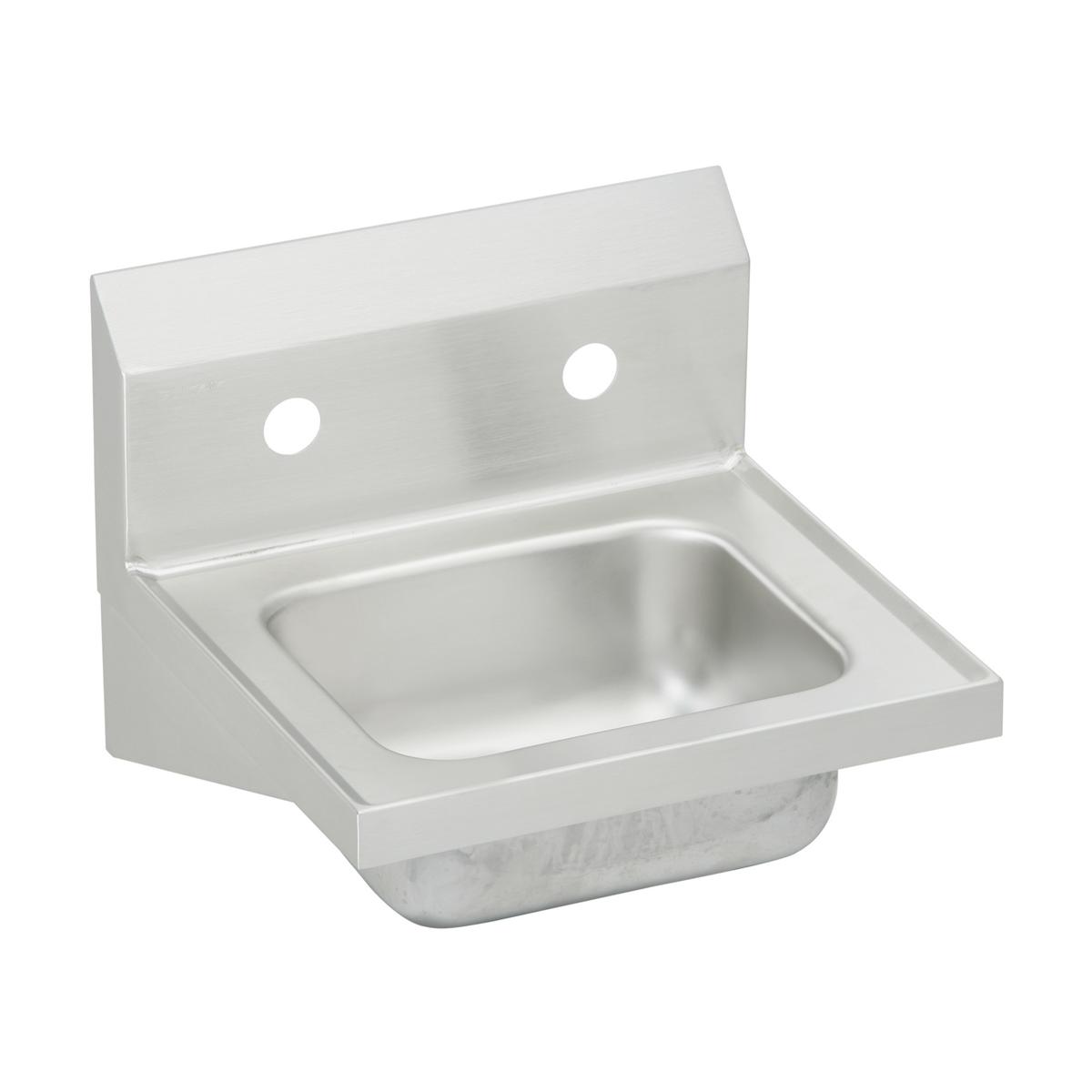 Elkay Stainless Steel 16-3/4" x 15-1/2" x 13", Single Bowl Wall Hung Handwash Sink CHS17162