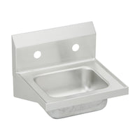 Elkay Stainless Steel 16-3/4" x 15-1/2" x 13", Single Bowl Wall Hung Handwash Sink CHS17162