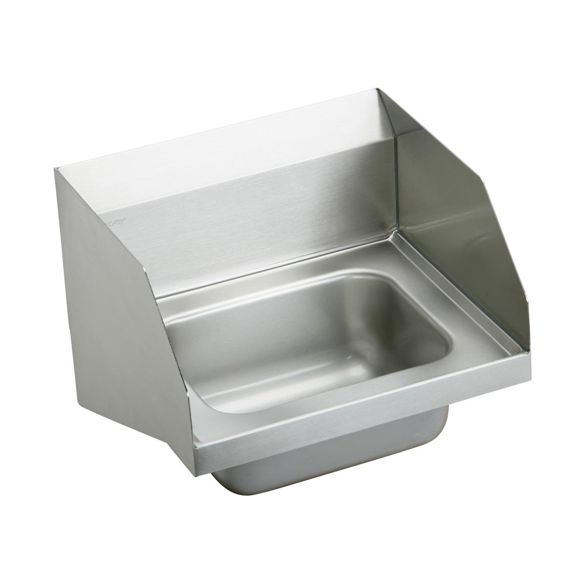 Elkay Stainless Steel 16-3/4" x 15-1/2" x 13", Single Bowl Wall Hung Handwash Sink CHS1716LRS4