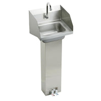 Elkay Stainless Steel 16-3/4" x 15-1/2" x 13", Single Bowl Wall Hung Handwash Sink Kit CHSP1716LRSC