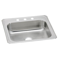 Elkay Celebrity Stainless Steel 31" x 22" x 6-7/8", 2-Hole Single Bowl Drop-in Sink CR31222