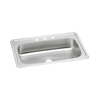 Elkay Celebrity Stainless Steel 33" x 22" x 7", 3-Hole Single Bowl Drop-in Sink CRS33223