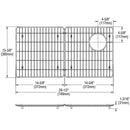 Elkay Circuit Chef Stainless Steel 29-1/2" x 15-3/8" x 1-3/16" Bottom Grid CS30BG