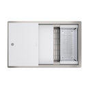 Elkay Circuit Chef Workstation Stainless Steel 32-1/2" x 20-1/2" x 10" Single Bowl Undermount Sink Kit w/White Polymer Boards CS30WPK