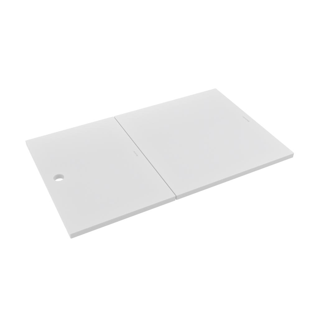 Elkay Circuit Chef White Polymer 30-3/4" x 18-3/4" x 1/2" Cutting Boards CS30WP