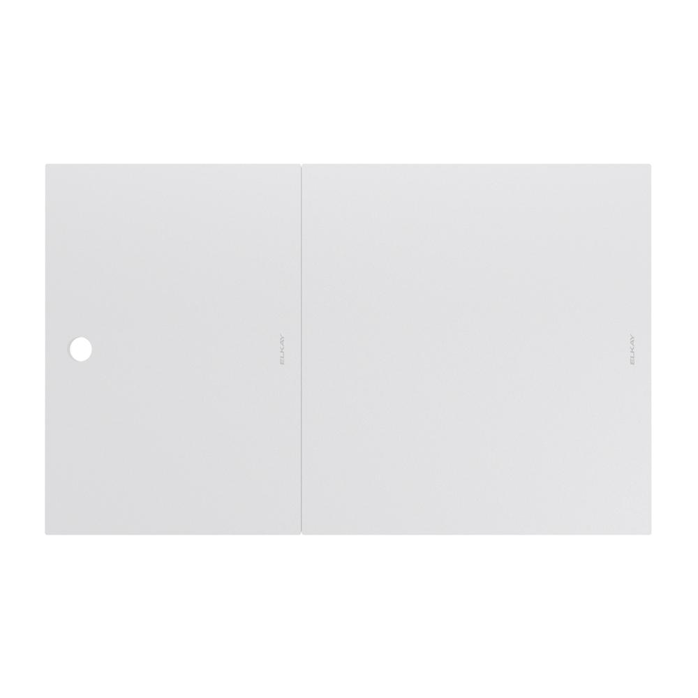Elkay Circuit Chef White Polymer 30-3/4" x 18-3/4" x 1/2" Cutting Boards CS30WP