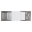 Elkay Circuit Chef Workstation Stainless Steel 59-1/2" x 20-1/2" x 10" Single Bowl Undermount Sink Kit w/White Polymer Boards CS60WPK