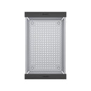 Elkay Circuit Chef Stainless Steel 17-3/4" x 11" x 4-1/2" Colander with Black Polymer Handles CSLCBP