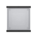 Elkay Circuit Chef Stainless Steel 17-3/4" x 18-3/4" x 1-1/2" Low Profile Colander with Black Polymer Handles CSLPBP