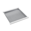 Elkay Circuit Chef Stainless Steel 17-3/4" x 18-3/4" x 1-1/2" Low Profile Colander with White Polymer Handles CSLPWP