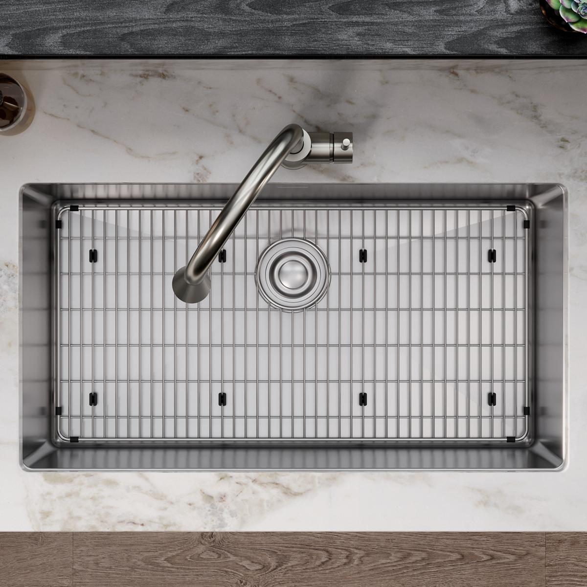 Elkay Crosstown Stainless Steel 28-7/8" x 14-3/8" x 1-1/4" Bottom Grid CTXBG2914
