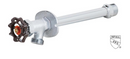 1/2" X 6" Highly Durable Frost Free Sillock, Chrome Finish