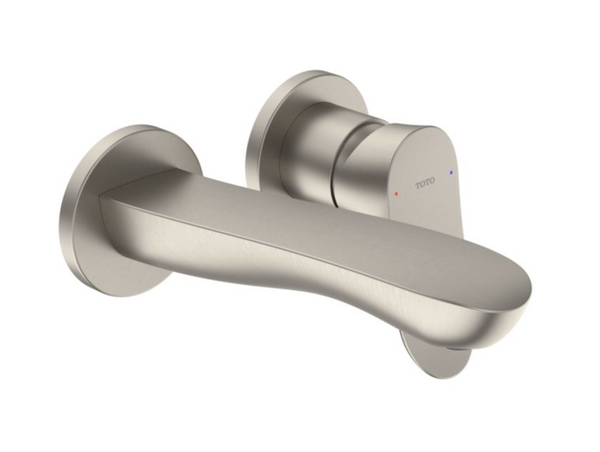 TOTO 1.2 Gpm Wall-Mount Bathroom Faucet With Comfort Glide Technology,  Brushed Nickel- TLG01310UA#BN