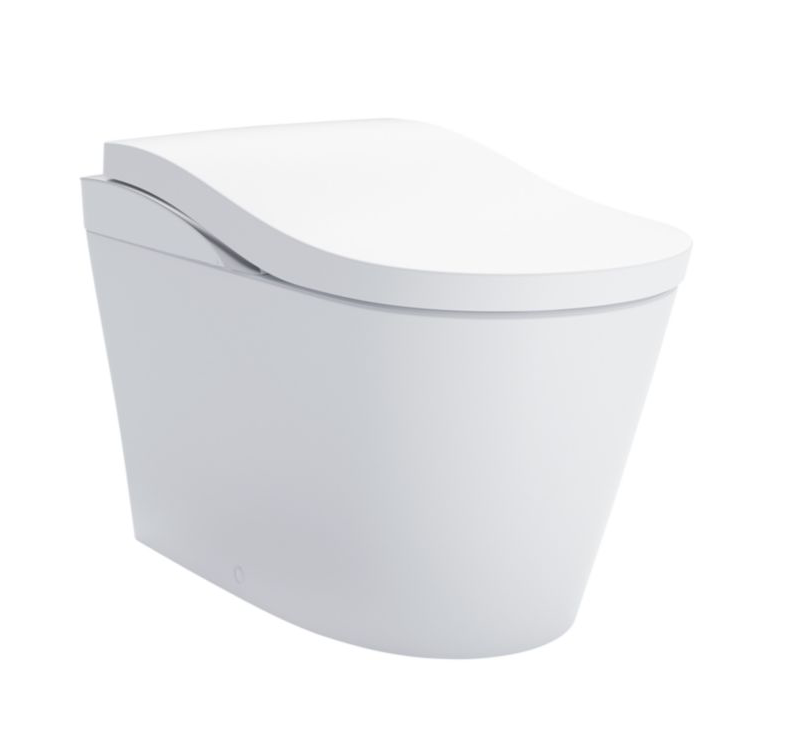 TOTO NEOREST LS DUAL, SILVER TRIM FLUSH TOILET - 1.0 GPF & 0.8 GPF - MS8732CUMFG