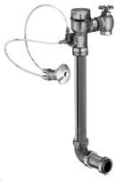Sloan Crown 952-2.4 Concealed Manual Flushometer, 2.4 gpf, Rear Spud, Unfinished (Rough Brass)