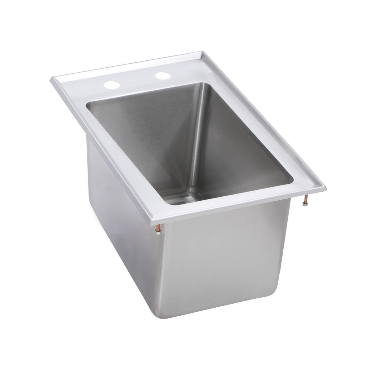Elkay Stainless Steel 13" x 17" x 6" 18 Gauge One Compartment Drop-In Sink DI10126X