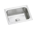 Elkay 18 Gauge Stainless Steel 25" x 19.5" x 10.125" Single Bowl Drop-in Kitchen Sink Kit DLFR251910PD