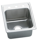 Elkay 18 Gauge Stainless Steel 17" x 22" x 10.125" Single Bowl Top Mount Kitchen Sink DLRQ1722103