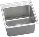 Elkay 18 Gauge Stainless Steel 22" x 22" x 12.125" Single Bowl Top Mount Kitchen Sink DLRQ2222123