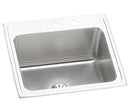 Elkay 18 Gauge Stainless Steel 25" x 22" x 10.375" Single Bowl Drop-in Kitchen Sink Kit DLR252210PDMR2