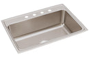 Elkay 18 Gauge Stainless Steel 31" x 22" x 10.125" Single Bowl Top Mount Kitchen Sink DLRQ3122104