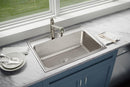 Elkay 18 Gauge Stainless Steel 31" x 22" x 10.125" Single Bowl Drop-in Kitchen Sink DLR3122105