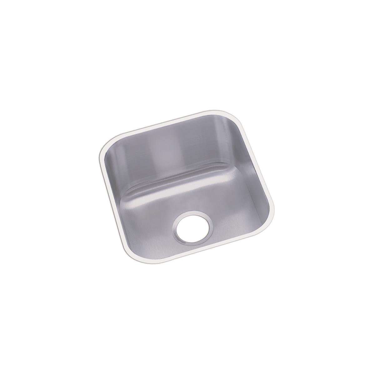 Elkay Dayton Stainless Steel 16-1/2" x 18-1/4" x 8", Single Bowl Undermount Bar Sink DXUH1618