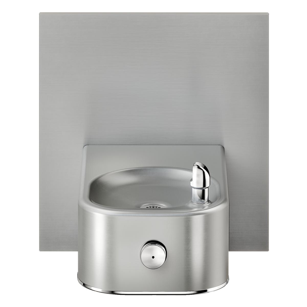 Elkay Slimline Soft Sides Fountain Non-Filtered Non-Refrigerated, Freeze Resistant Stainless ECDFPW314FPK