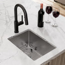 Elkay Crosstown 18 Gauge Stainless Steel 13-1/2" x 18-1/2" x 9" Single Bowl Undermount Bar Sink Kit ECTRU12179TC