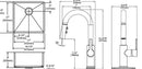 Elkay Crosstown 18 Gauge Stainless Steel 18-1/2" x 18-1/2" x 9" Single Bowl Undermount Sink & Faucet Kit with Drain ECTRU17179TFCC