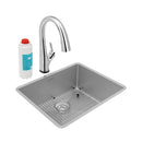 Elkay Crosstown 18 Gauge Stainless Steel 22-1/2" x 18-1/2" x 9" Single Bowl Undermount Sink Kit with Filtered Faucet ECTRU21179TFLC