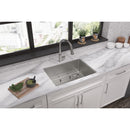 Elkay Crosstown 18 Gauge Workstation Stainless Steel 25-1/2" x 18-1/2" x 9" Single Bowl Undermount Sink & Faucet Kit ECTRU24169RTFCW