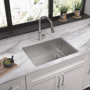 Elkay Crosstown 18 Gauge Stainless Steel 25-1/2" x 18-1/2" x 9" Single Bowl Undermount Sink & Faucet Kit with Drain ECTRU24179RTFCC