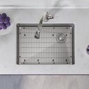 Elkay Crosstown 18 Gauge Stainless Steel 25-1/2" x 18-1/2" x 9" Single Bowl Undermount Sink Kit with Filtered Faucet ECTRU24179RTFLC