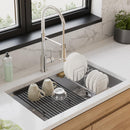 Elkay Crosstown 18 Gauge Workstation Stainless Steel 31-1/2" x 18-1/2" x 9" Single Bowl Undermount Sink & Faucet Kit ECTRU30169RTFCW