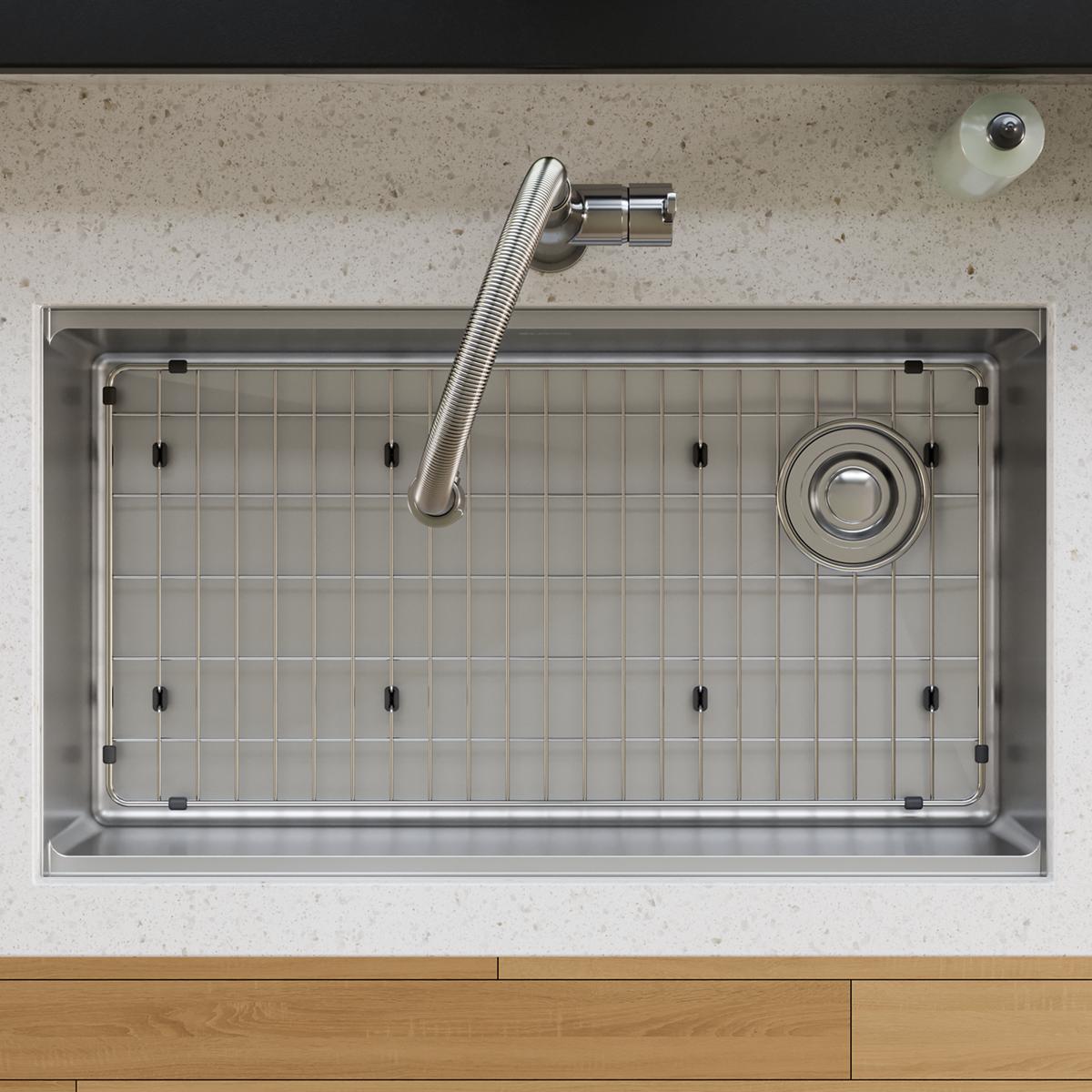 Elkay Crosstown Stainless Steel 28-1/4" x 14-1/4" x 1-1/4" Bottom Grid CTXBG2814