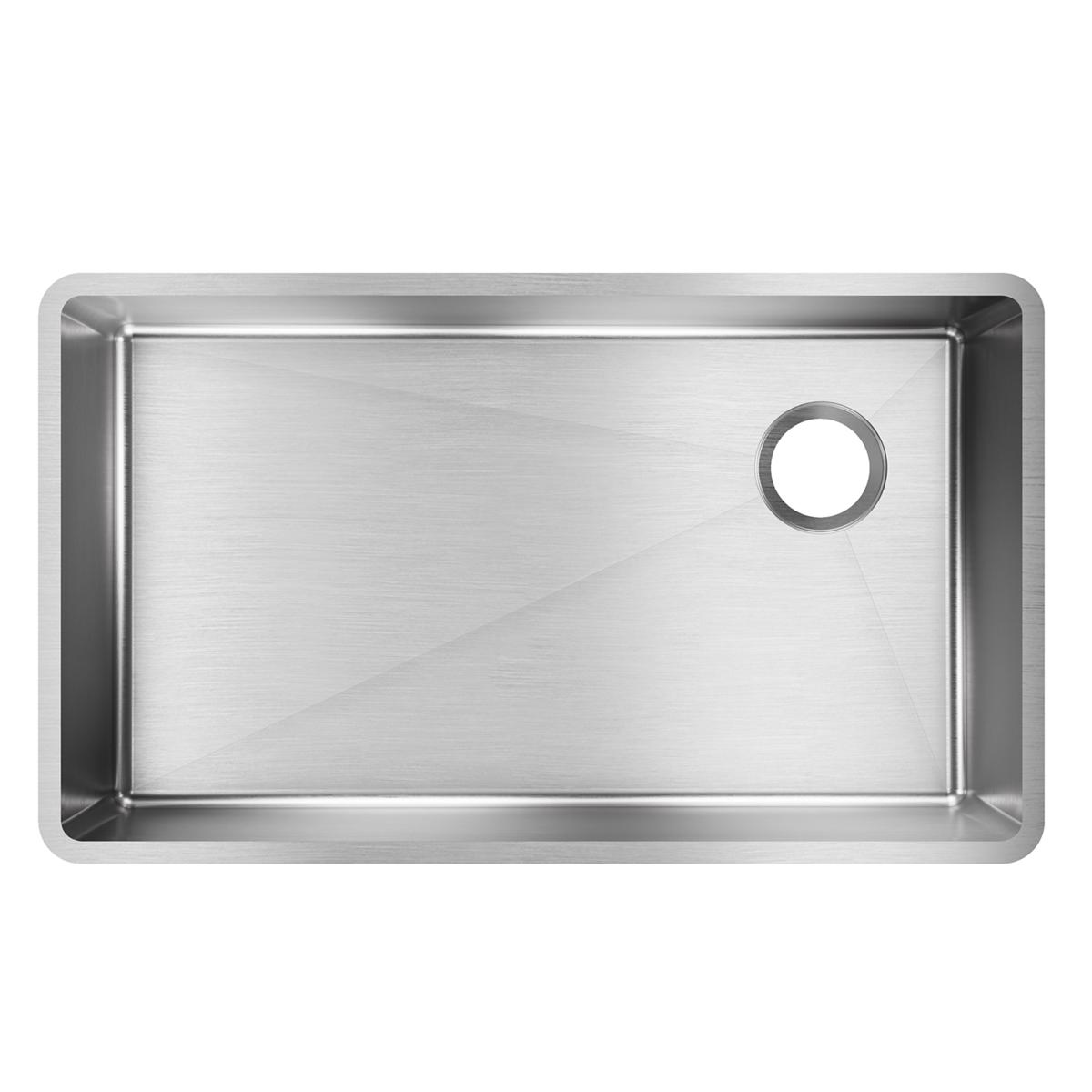 Elkay Crosstown Stainless Steel kitchen sink, Polished Satin ECTRU30179RT
