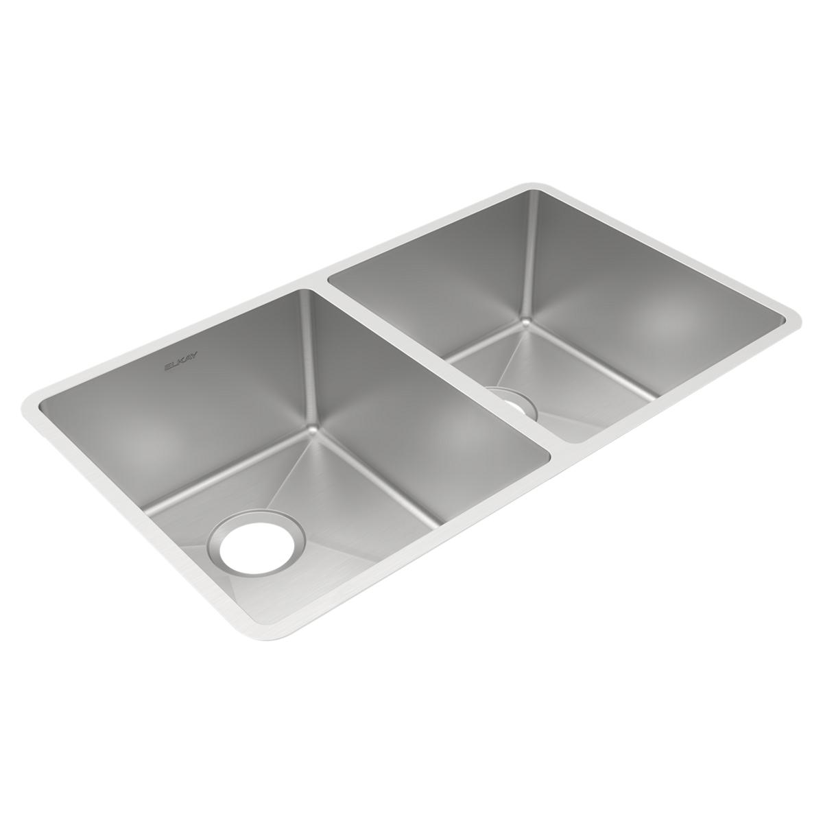 Elkay Crosstown Stainless Steel kitchen sink, Polished Satin ECTRU31179T
