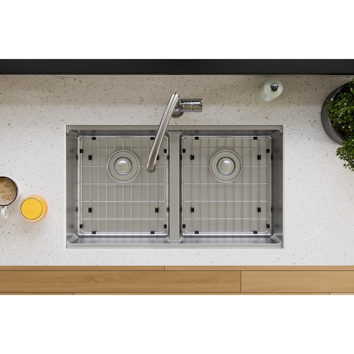 Elkay Crosstown Stainless Steel 12-3/4" x 14-1/4" x 1-1/4" Bottom Grid CTXBG1314