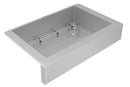 Elkay Crosstown 18 Gauge Stainless Steel 35-7/8" x 20-1/4" x 9" Single Bowl Farmhouse Sink Kit ECTRUF30179RC