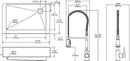 Elkay Crosstown 18 Gauge Stainless Steel 35-7/8" x 20-1/4" x 9" Single Bowl Farmhouse Sink & Faucet Kit with Drain ECTRUF30179RFCC