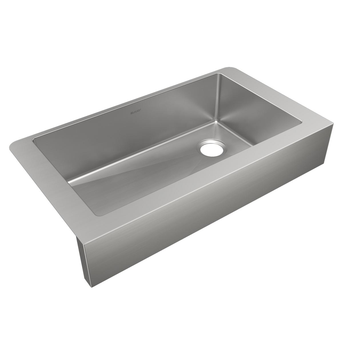 Elkay Crosstown Stainless Steel kitchen sink, Polished Satin ECTRUF30179R