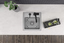 Elkay Crosstown 18 Gauge Stainless Steel 15" x 15" x 9" 2-Hole Single Bowl Dual Mount Bar Sink Kit ECTSR15159TBG2
