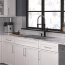 Elkay Crosstown 18 Gauge Stainless Steel 33" x 22" x 9" 2-Hole Equal Double Bowl Dual Mount Sink Kit ECTSR33229TBG2